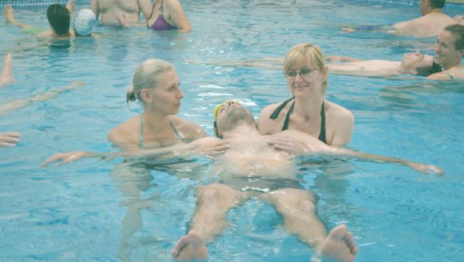 Photo, Center Naprej, rehabilitation in the water, summer camp in Moščenička Draga, 2018
